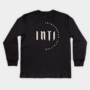 INTJ - Ni - Personality Type | MBTI | Myers Briggs | Typology | Mastermind | Architect Kids Long Sleeve T-Shirt